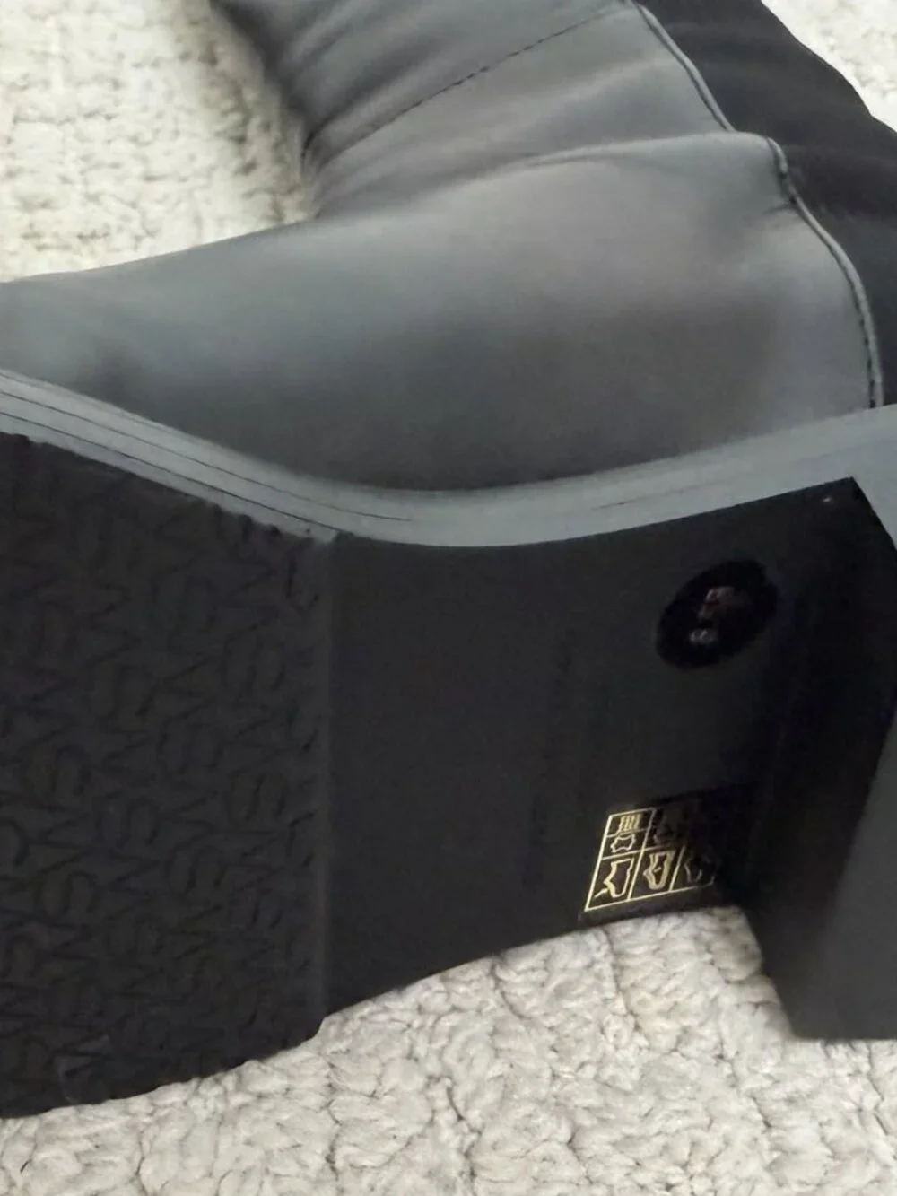 Stuart Weitzman Women's 5050 Black Bold Over The Knee Boots Sz 6.5